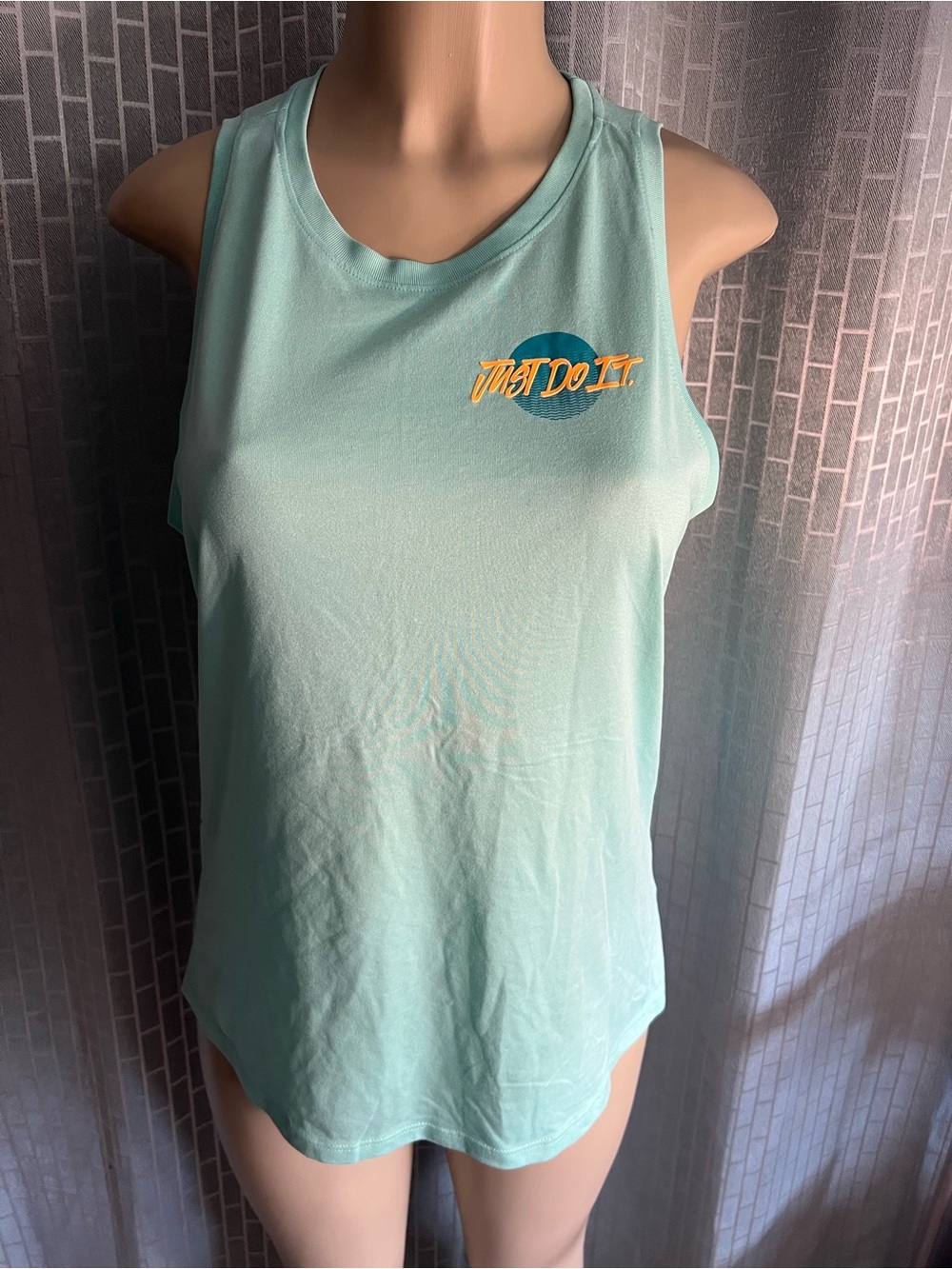 Nike Mint Green 'Just Do It' Sleeveless Tank Top